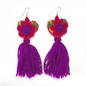 Mexican Heart Earrings